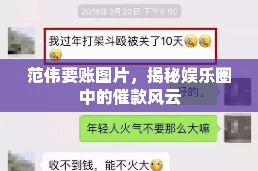范伟要账图片，揭秘娱乐圈中的催款风云