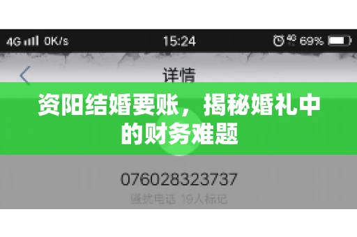 资阳结婚要账，揭秘婚礼中的财务难题