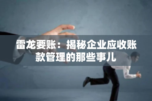 雷龙要账：揭秘企业应收账款管理的那些事儿