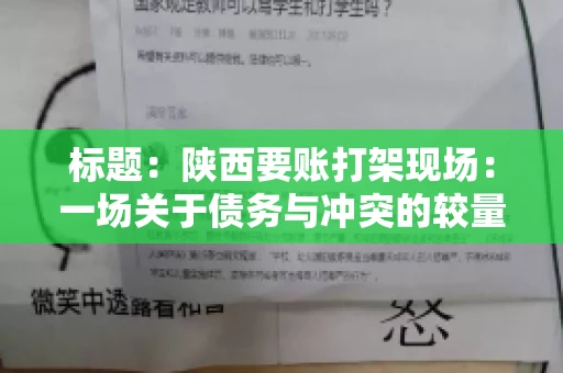 标题：陕西要账打架现场：一场关于债务与冲突的较量